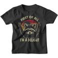 Delightful Sarcastic Raccoon Lover Youth T-Shirt | Fun Graphic