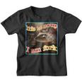 Life Is Soup Youth T-Shirt - Quirky Raccoon Meme Fun