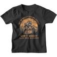 Out Of Breath Hiking Society Youth T-Shirt - Raccoon Vintage Graphic
