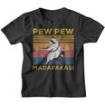 Pew Pew Madafakas Youth T-Shirt - Vintage Raccoon Graphic Tee