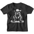 Raccoon Cowboy Western Unisex T-Shirt - Fun Graphic for Adults & Kids