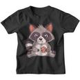 Raccoon Graphic T-Shirt | Quirky Cookie Lover Design | Adult & Youth Sizes