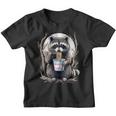 Raccoon Noodle Cup Graphic Youth T-Shirt - Fun Unisex Wear