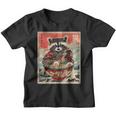Raccoon Ramen Anime Youth T-Shirt - Quirky Japanese Design