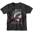 Raccoon Vintage Youth T-Shirt - Rustic Design for Kids
