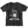Retro Raccoon Rock Music Men Kids Women Raccoon Graphic Youth T-Shirt