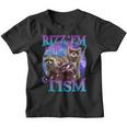 Retro Raccoon Tism Meme Youth T-Shirt | Fun Graphic Style