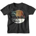 Retro Trashpanda On The Half Moon Vintage Raccoon Graphic Youth T-Shirt