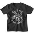 Save The Trash Pandas Raccoon Animal Lover Graphic Youth T-Shirt