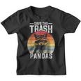 Vintage Retro Save The Trash Pandas Raccoon Graphic Youth T-Shirt