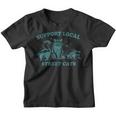 Youth Graphic T-Shirt | Vintage Street Cat Fun - Raccoon & Opossum Theme
