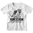 Certified Raccoon Specialist Youth T-Shirt | Vintage Graphic Design