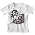Cute Panda Raccoon Youth T-Shirt - Playful Trash Critter Theme