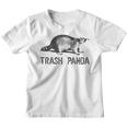 Raccoon Animal Print Graphic Grey Youth T-Shirt | Small