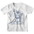 Raccoon Halloween Youth T-Shirt - Stay Trashy Graphic Tee