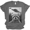 Alien UFO Raccoon Unisex T-Shirt - Unique Sci-Fi Top
