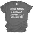 Funny Fat Raccoon Spirit Animal T-Shirt for Sarcasm Lovers