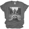 Raccoon & Bigfoot Selfie Unisex T-Shirt | Fun Graphic Tee