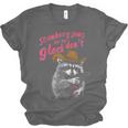 Raccoon Themed Unisex T-Shirt - Fun Strawberry Jam Design