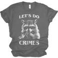 Raccoon Trash Racoon Let's Do Crimes Cute Animals Men Unisex Jersey T-Shirt