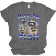 Rizz Em With The Tism Meme Autistic Raccoon Rizz Unisex Jersey T-Shirt