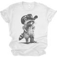 Raccoon Cowboy Unisex T-Shirt - Humorous Graphic Design Tee
