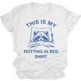 Raccoon Meme Sarcastic Unisex T-Shirt - Humorous Relaxation Vibe