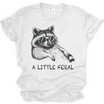 Raccoon & Moon Graphic Unisex Jersey T-Shirt | Cute Animal Design