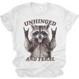 Raccoon Retro T-Shirt - Summer Unisex Feral Design