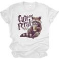 Vintage Raccoon Loves Coffee T-Shirt - Unisex & Playful Flair