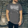 Alien UFO Raccoon Unisex Jersey T-Shirt