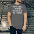 Funny Fat Raccoon Spirit Animal T-Shirt for Sarcasm Lovers