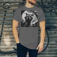 Raccoon & Alien UFO Vintage Tee - Unisex Fun Shirt For Raccoon Fans