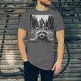 Raccoon & Bigfoot Selfie Unisex T-Shirt | Fun Graphic Tee