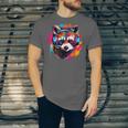 Raccoon Headphones T-Shirt - Unisex Vintage Retro Style
