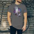 Raccoon Howling At Moon Unisex Jersey T-Shirt - Animal Lover's Dream