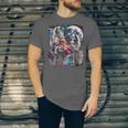 Raccoon Howling Vintage Unisex T-Shirt | Animal Lovers Gift