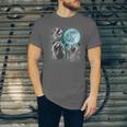 Raccoon Moon Howling | Unisex Jersey T-Shirt - Quirky Night Design