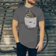Raccoon Pocket Unisex T-Shirt - Fun Animal Lover Gift