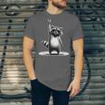 Retro Raccoon Rock Music Unisex T-Shirt | Fun for All Ages