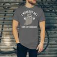 Trash Panda Raccoon Gym T-Shirt | Unisex Longline Jersey | Fun Workout Wear
