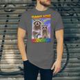 Tummy Ache Survivor Raccoon Unisex Tee - Comfort & Fun
