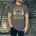 Vintage Raccoon Lovers Unisex T-Shirt - Everything Is Trash Slogan