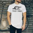 Raccoon Animal Print Unisex T-Shirt - Modern Grey, All Seasons