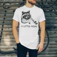 Raccoon & Moon Graphic Unisex Jersey T-Shirt | Cute Animal Design