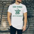 The Vibes Are In Shambles Sarcastic Raccoon Cowboy Unisex Jersey T-Shirt