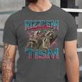 Autistic Raccoon Unisex Jersey T-Shirt - Relatable Meme Style