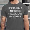 Funny Fat Raccoon Spirit Animal T-Shirt for Sarcasm Lovers