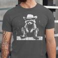 Raccoon Cowboy T-Shirt - Western Theme | Unisex Adults & Kids