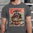Raccoon Noodles - Anime Unisex T-Shirt | Japanese Ramen Design